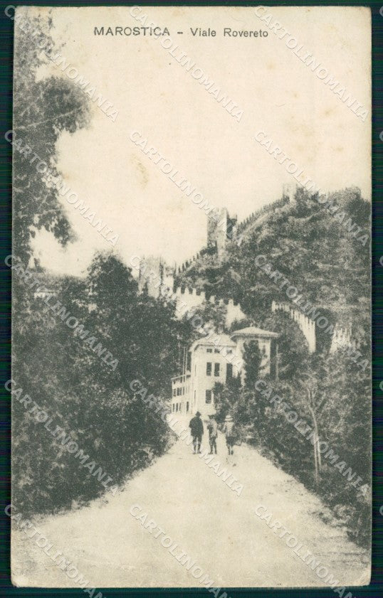 Vicenza Marostica PIEGHE cartolina QT2480 – fronte