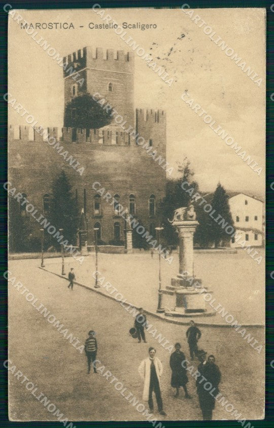 Vicenza Marostica Castello Scaligero cartolina QT2487 – fronte