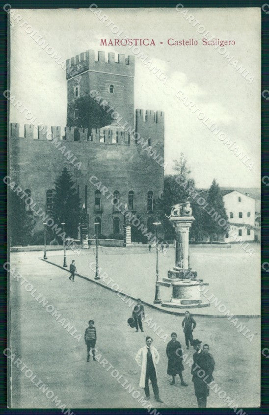 Vicenza Marostica Castello Scaligero cartolina QT2489 – fronte