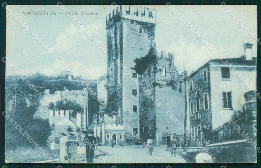 Vicenza Marostica Porta Vicenza cartolina QT2494 – fronte