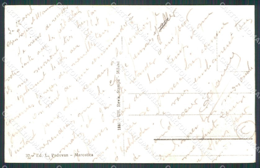 Vicenza Marostica Porta Vicenza cartolina QT2494 – retro