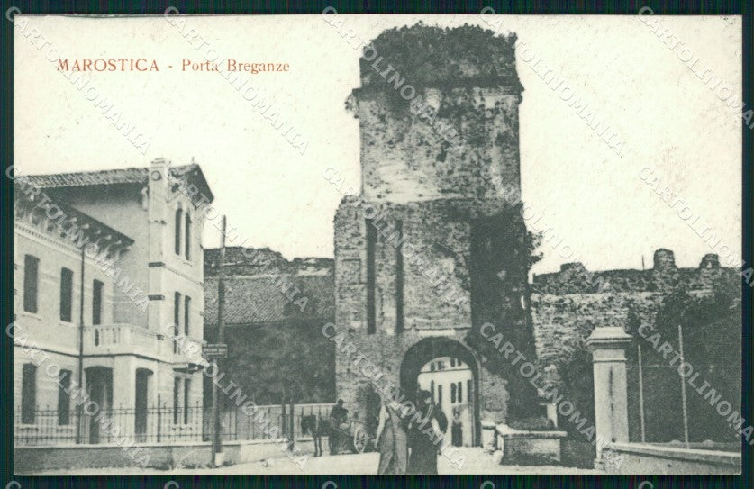Vicenza Marostica Porta Breganze cartolina QT2497 – fronte