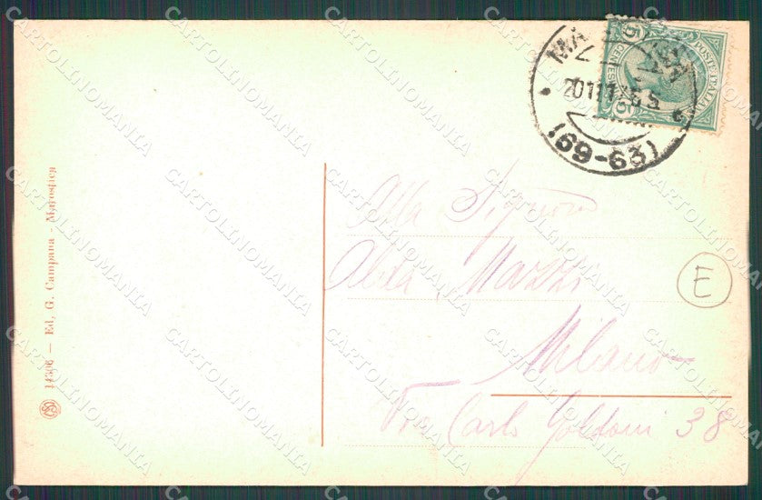 Vicenza Marostica Porta Bassano cartolina QT2502 – retro
