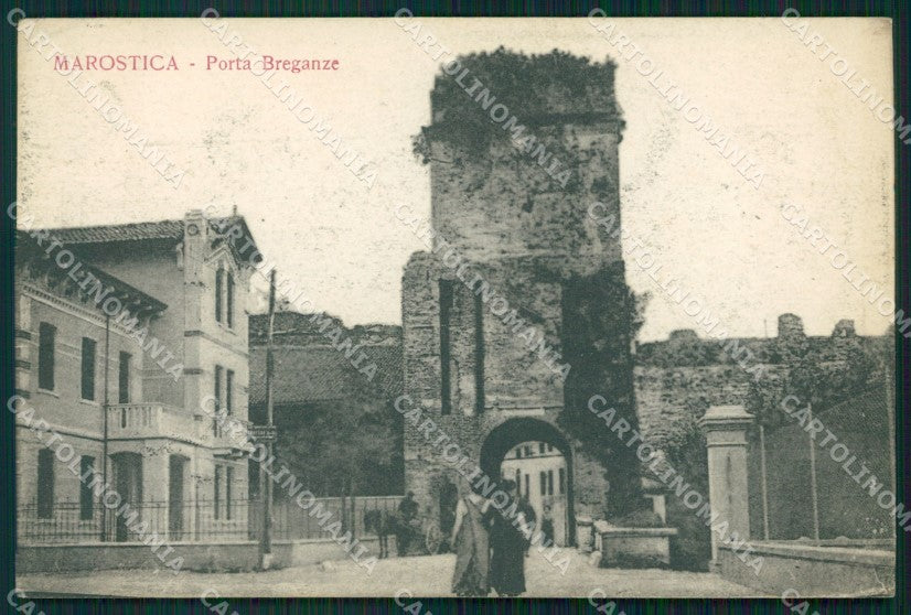 Vicenza Marostica Porta Breganze cartolina QT2504 – fronte
