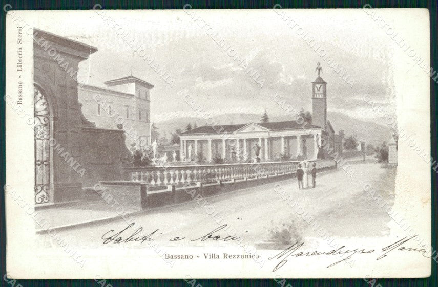 Vicenza Bassano Villa Rezzonico cartolina QT2507 – fronte