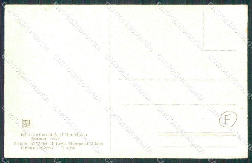 Vicenza Bassano Mercato dei Polli cartolina QT2523 – retro