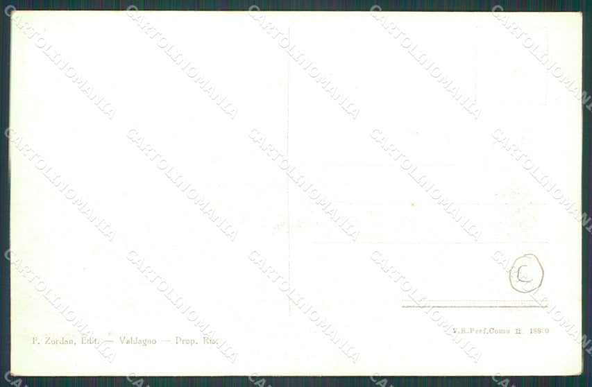 Vicenza Valdagno cartolina QT2529 – retro