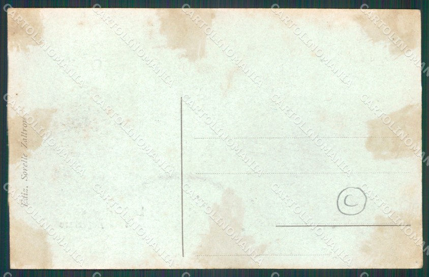 Vicenza Valdastico Villa Fogazzaro MACCHIE cartolina QT2534 – retro