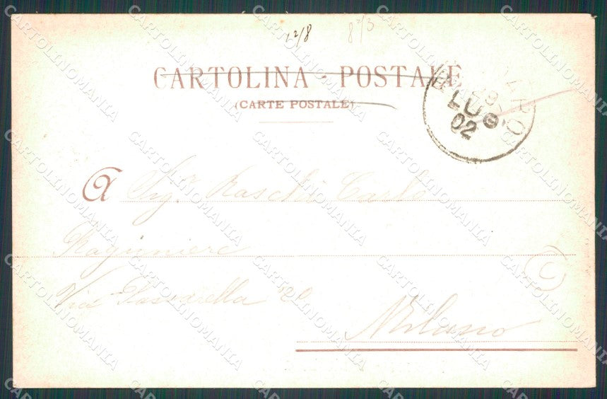 Vicenza Recoaro Fonte Lelia cartolina QT2541 – retro