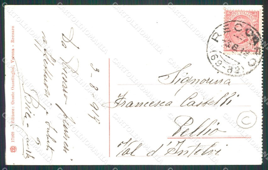 Vicenza Recoaro cartolina QT2543 – retro