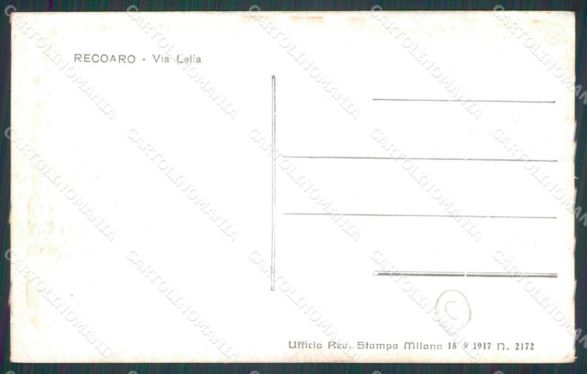 Vicenza Recoaro cartolina QT2557 – retro