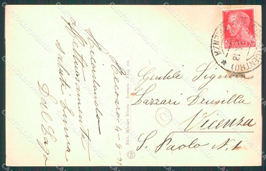 Vicenza Recoaro cartolina QT2560 – retro