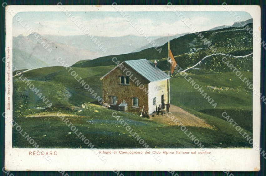 Vicenza Recoaro Rifugio di Campogrosso Cai cartolina QT2564 – fronte