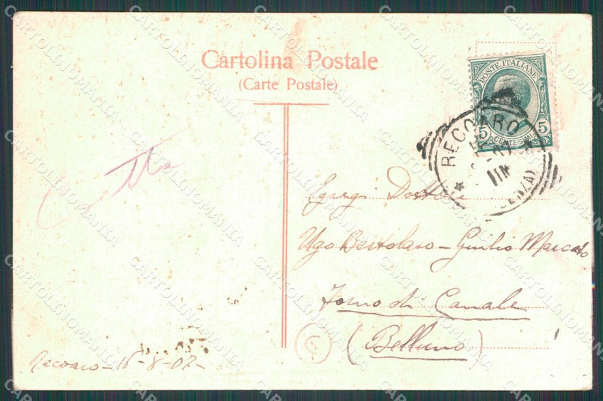Vicenza Recoaro Rifugio di Campogrosso Cai cartolina QT2564 – retro