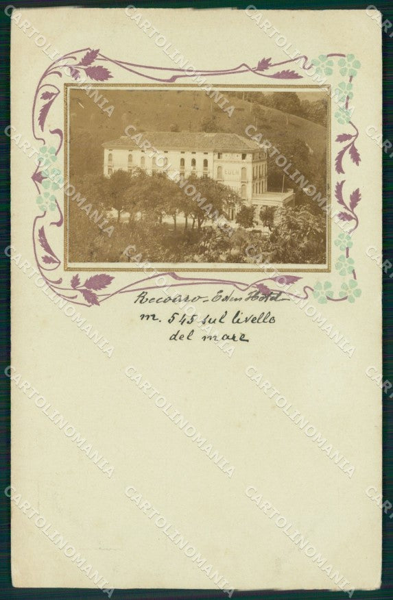 Vicenza Recoaro Rilievo Foto cartolina QT2568 – fronte