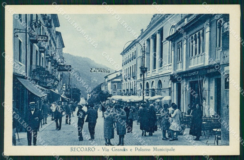 Vicenza Recoaro Municipio cartolina QT2578 – fronte