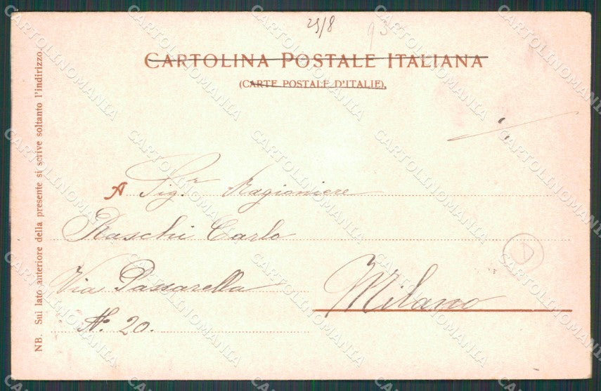 Vicenza Recoaro Torrente Agno cartolina QT2582 – retro
