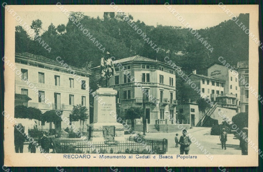 Vicenza Recoaro Banca cartolina QT2584 – fronte
