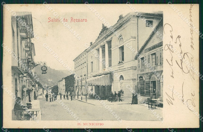 Vicenza Recoaro Municipio cartolina QT2585 – fronte