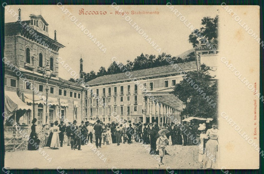 Vicenza Recoaro Regio Stabilimento cartolina QT2588 – fronte