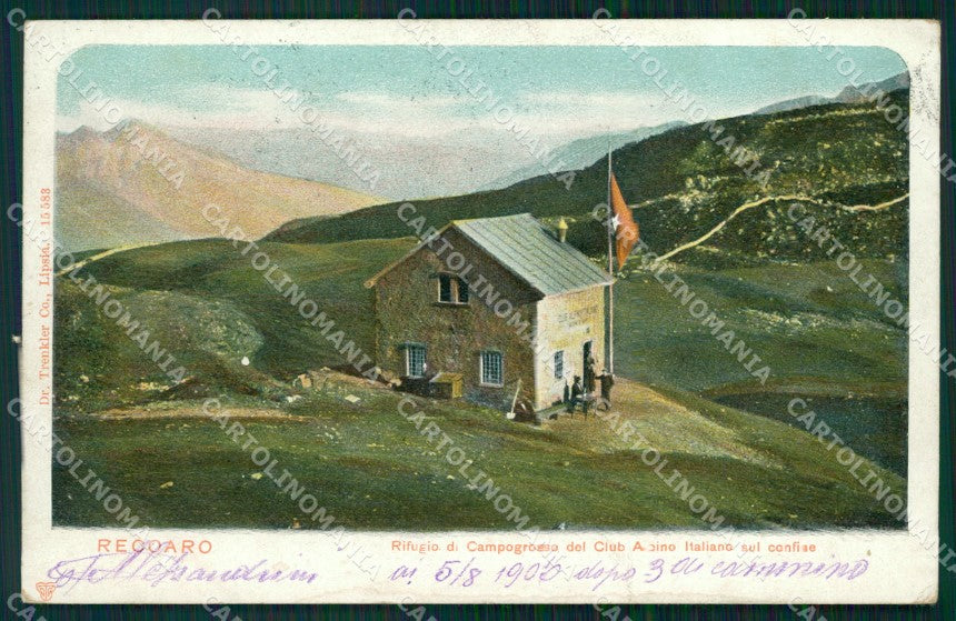 Vicenza Recoaro Rifugio di Campogrosso Cai cartolina QT2597 – fronte