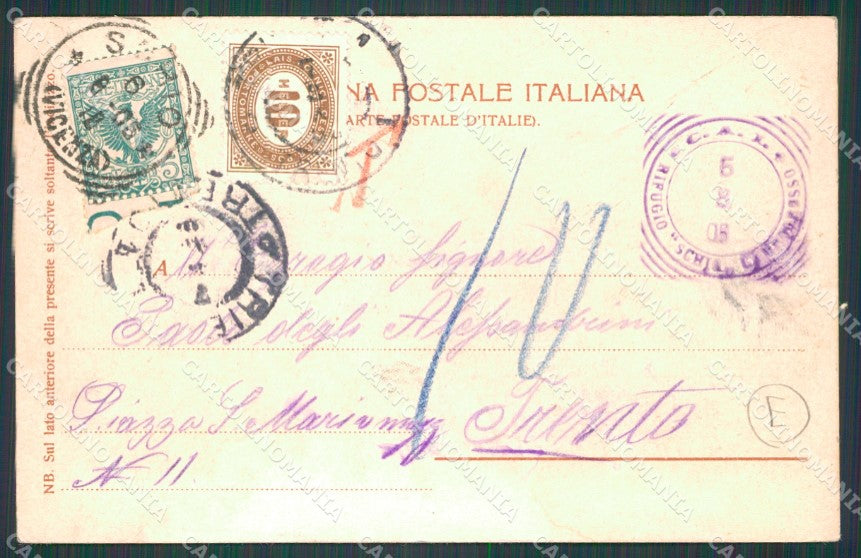 Vicenza Recoaro Rifugio di Campogrosso Cai cartolina QT2597 – retro