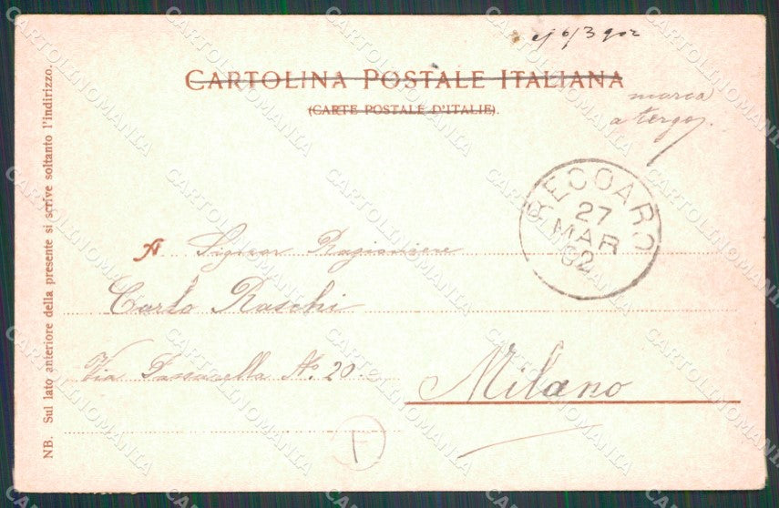 Vicenza Recoaro PIEGA cartolina QT2602 – retro