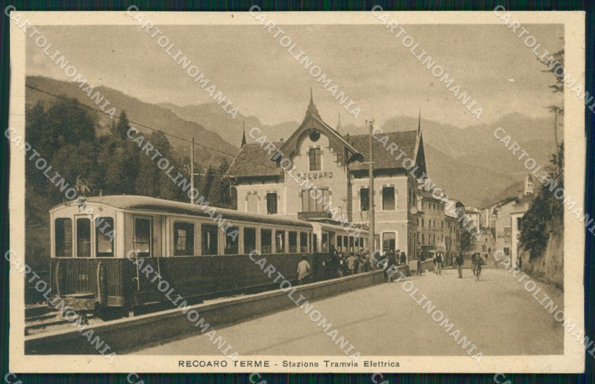 Vicenza Recoaro Terme Stazione Treno cartolina QT2610 – fronte