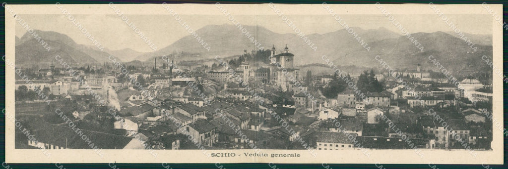 Vicenza Schio Doppia cartolina QT2614 – fronte