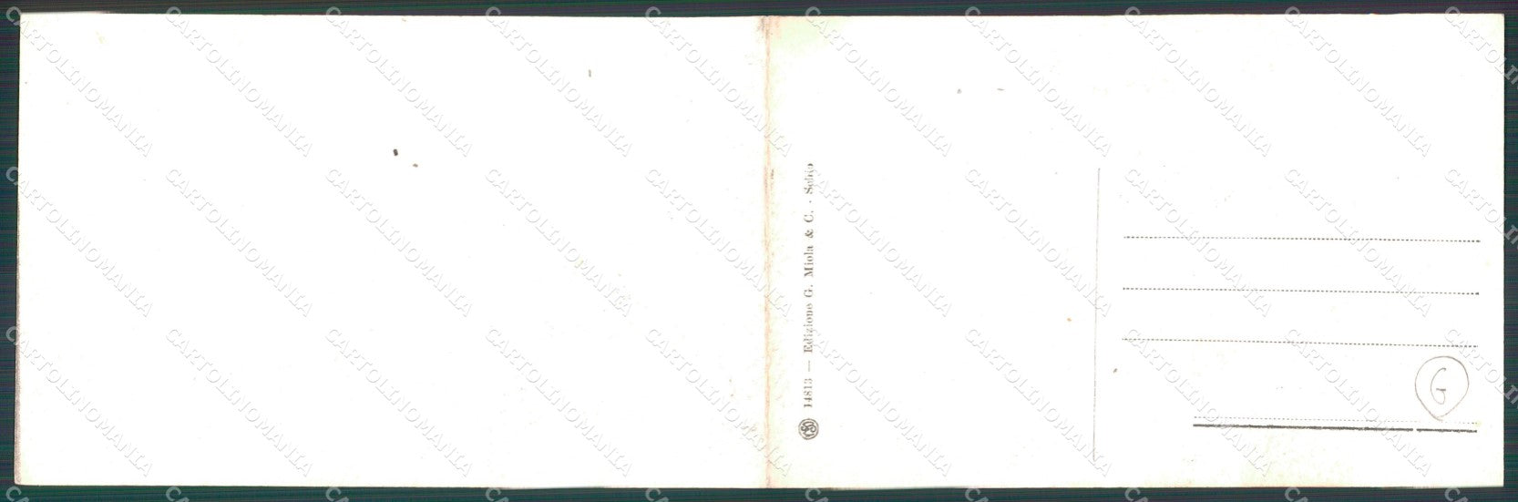 Vicenza Schio Lato Ovest Doppia cartolina QT2619 – retro