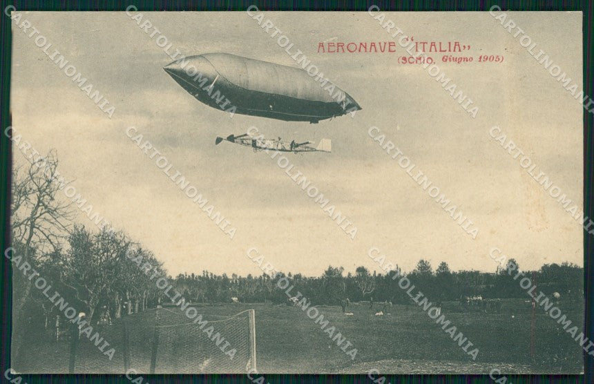 Vicenza Schio Aeronave Italia COLLA cartolina QT2624 – fronte