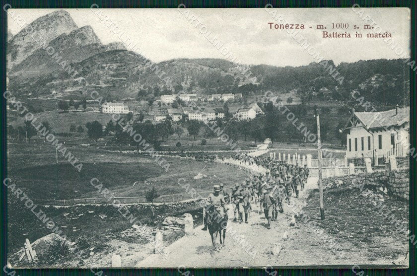 Vicenza Tonezza Militari PIEGHINA cartolina QT2628 – fronte