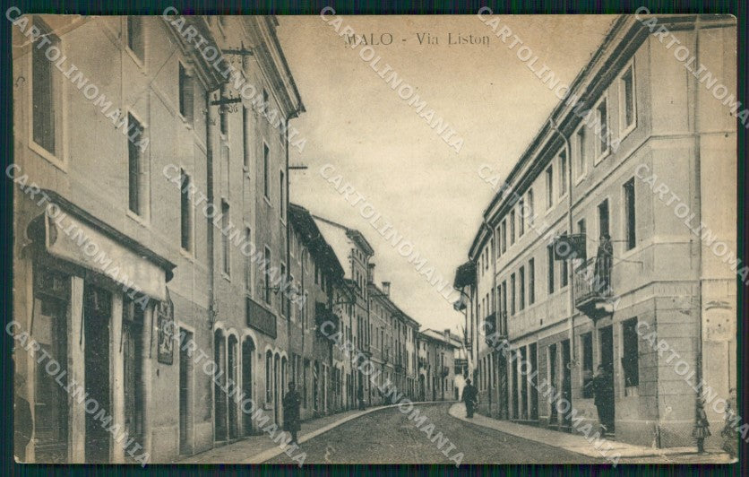 Vicenza Malo ABRASA RIPARATA cartolina QT2634 – fronte
