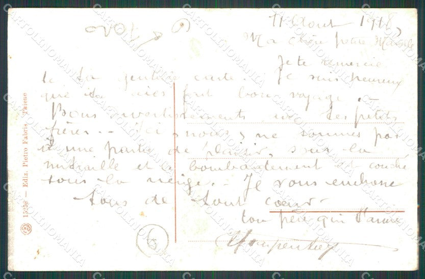 Vicenza Thiene FORO cartolina QT2655 – retro