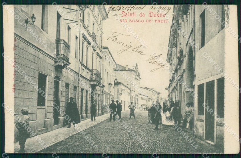 Vicenza Thiene cartolina QT2658 – fronte
