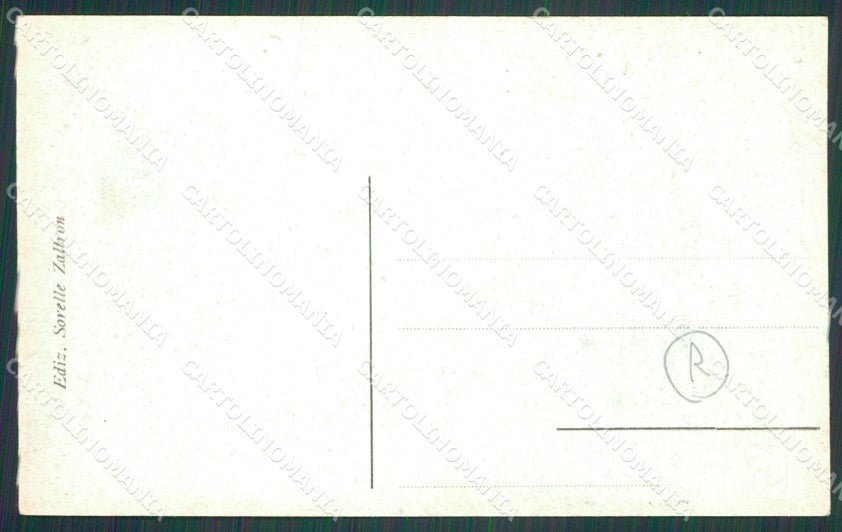 Vicenza Thiene Stazione Treno cartolina QT2660 – retro