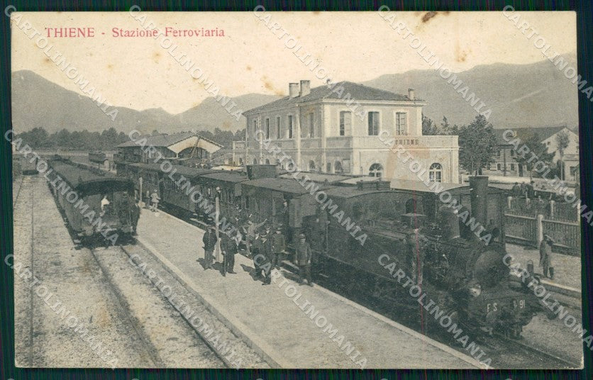 Vicenza Thiene Stazione Treno cartolina QT2661 – fronte