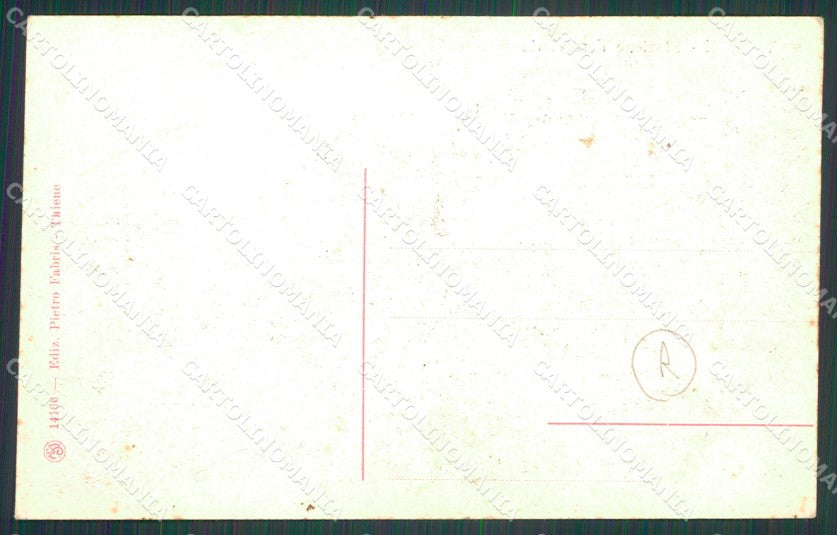 Vicenza Thiene Stazione Treno cartolina QT2661 – retro