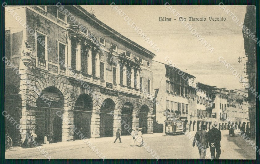 Udine Città Tram SCOLLATA cartolina QT2723 – fronte
