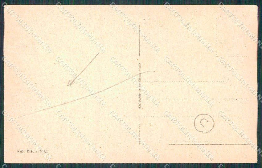 Udine Città Saluti da Aereo PIEGATA cartolina QT2737 – retro