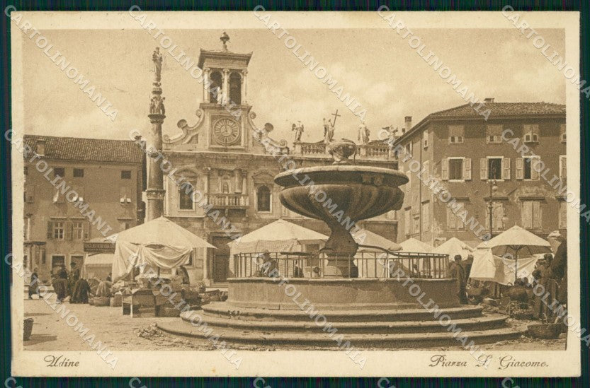 Udine Città Mercato cartolina QT2836 – fronte