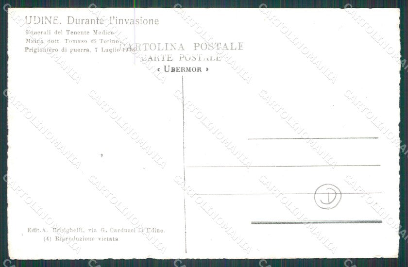Udine Città Foto cartolina QT2869 – retro