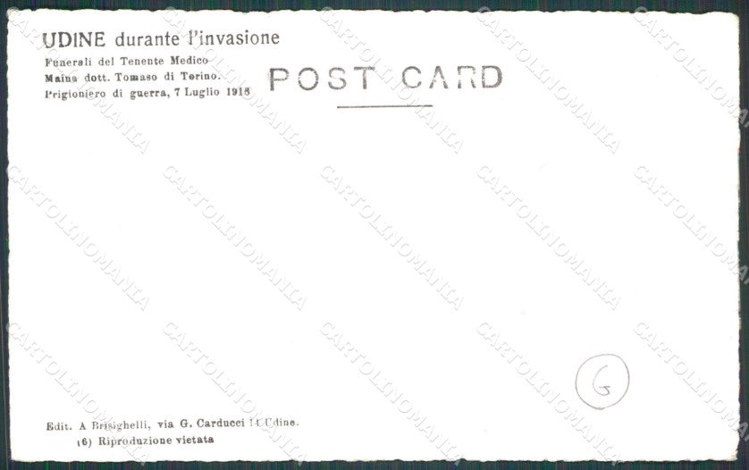Udine Città Militari Foto cartolina QT2878 – retro