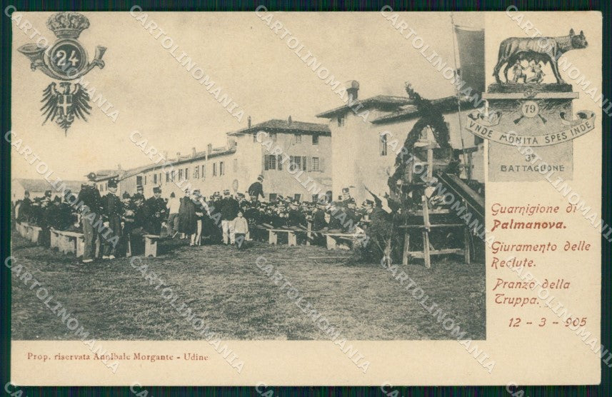 Udine Palmanova Militari cartolina QT2900 – fronte