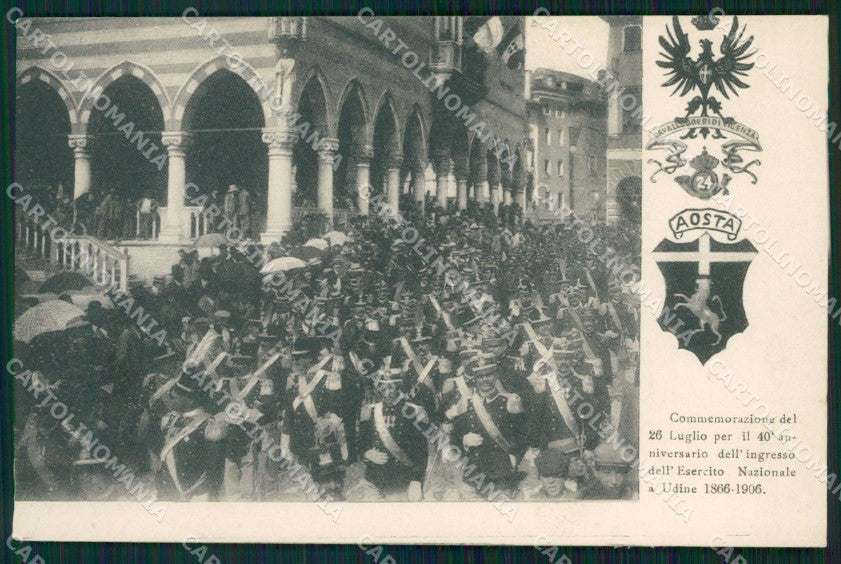 Udine Città Militari cartolina QT2904 – fronte