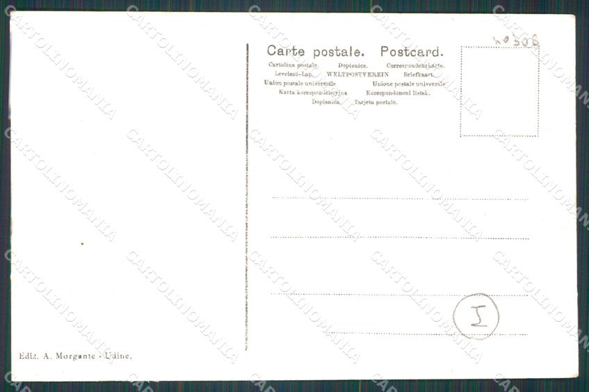 Udine Città Militari cartolina QT2904 – retro