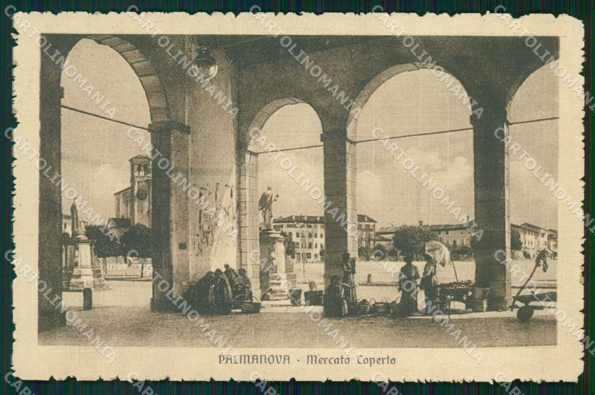 Udine Palmanova Mercato Coperto cartolina QT2924 – fronte