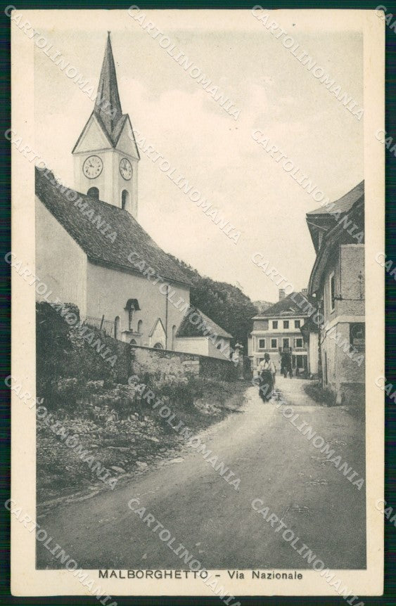 Udine Malborghetto cartolina QT2943 – fronte