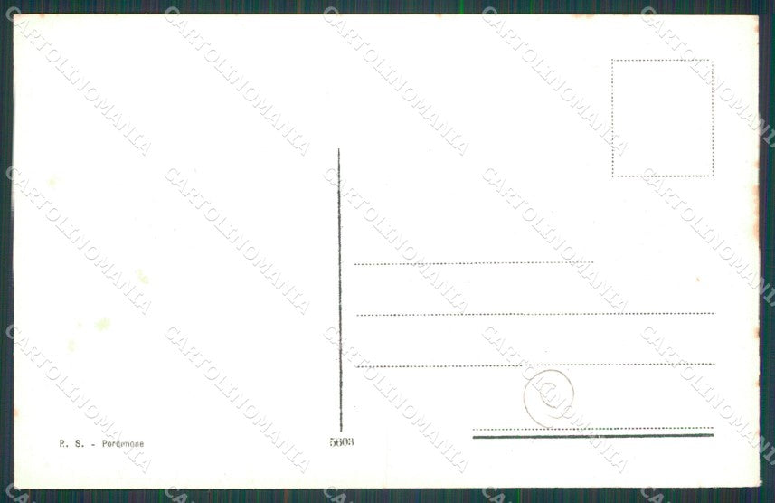 Udine Carnia Costumi cartolina QT2954 – retro
