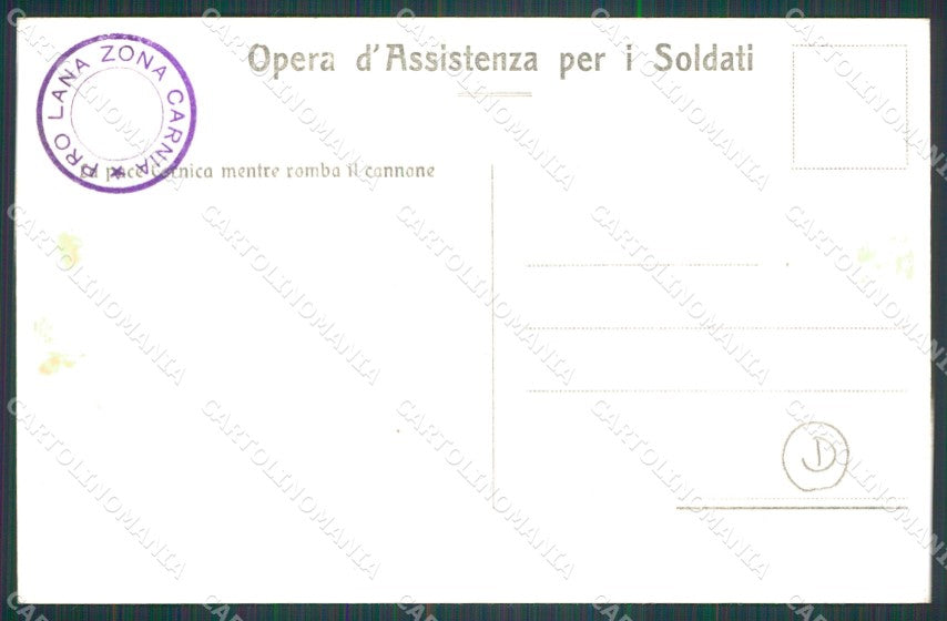 Udine Carnia Costumi cartolina QT2967 – retro